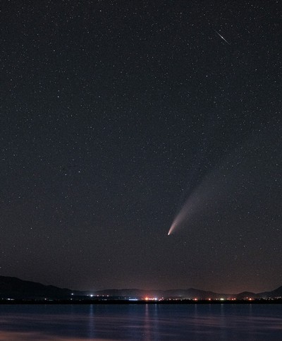 NEOWISE Comet captured by USU Photographer Levi Sim.
