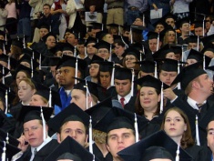 Commencement and graduates 2004