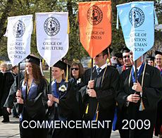 USU 2009 Commencement illustration