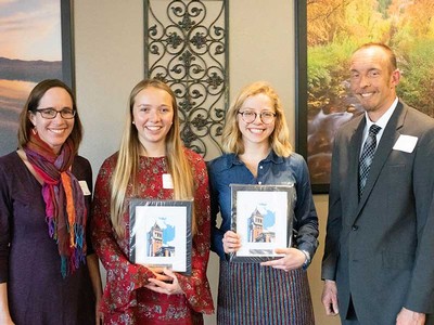 Kate Stephens and Sean Damitz with Kara Bachman and Cassi Twiggs