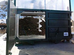 the Earth Flow compost unit at Utah State University