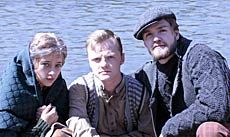Jessica Jackson, Timothy Roghaar and Adam Earl from USU play