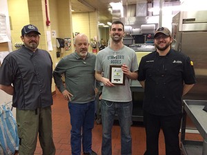 Jeff Woolley, Alan Andersen, Geoff Prusak and Corey Cozzens