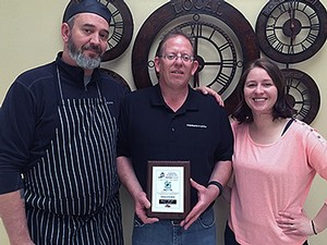 Dininig Services employees with the October employee of the month