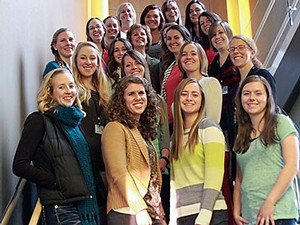 USU Literacy Clinic tutors in a group