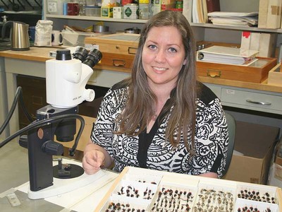 USU entomologist Emily Sadler