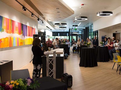 people gathered at USU Sorenson Center
