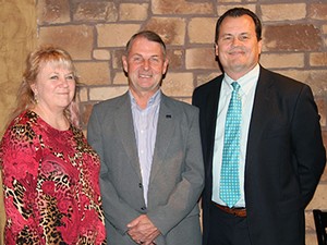 Extension Inaugural Professor Mark Melson with Extension administrators