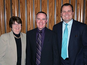 Extension Inaugural Professor Mike Page and Extension administrators