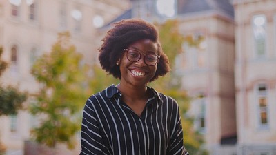USU student Ekeoma (Ugo) Ezeh