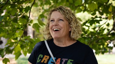 USU Extension Professor Heidi LeBlanc at the FFU event.