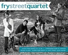 Fry Street Quartet January concert poster