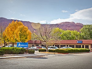 A building at the USU-Moab regional campus