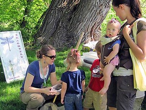 Activity area at the Bear River celelbration and free fishing day