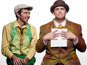 Frog and Toad from USU's stage production of A Year With Frog and Toad