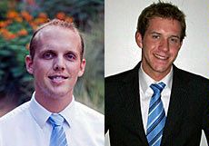 Ford Business Scholarship recipients Trevor Nelson and Spencer Bailey 