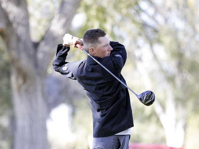 USU golfer Adam Hess