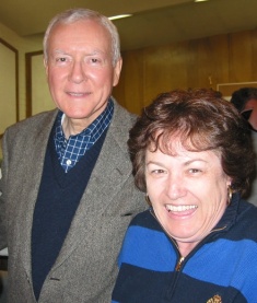 Carolyn Washburn and Sen. Orin Hatch