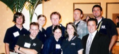 Utah State's 2004-05 Beta Alpha Psi officers at the national meeting in Orlando