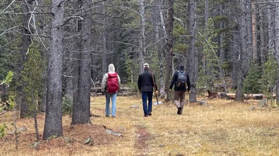 USU Uintah Basin campus volunteers clean up Ashley National Forest.