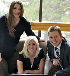 Second-place Huntsman students in the 