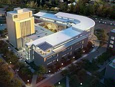 architect's rendering for USU's Huntsman Hall