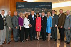 Honorees from the Huntsman School of Business ceremony