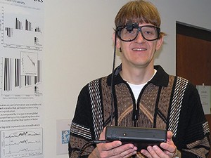 USU professor Jurgen Symanzik as 'Inspector Gadget'