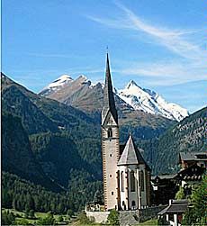 Austrian town in the Alps