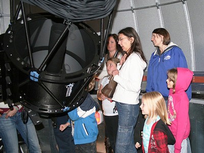 Visitors at USU Observatory