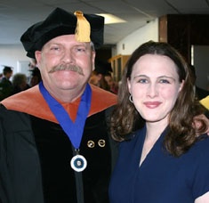 Vice President Jack Payne with Brigham City graduate and Robins Award 