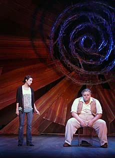award-winning set design for USU production 'Do Not Hit Golf Balls Into Mexico