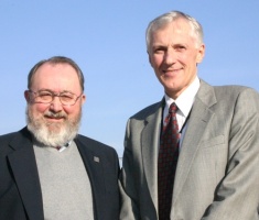 Ken Brewer with Sen. Greg Bell