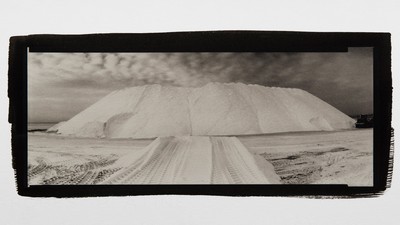 Kimberly Anderson, Salt Ramp and Pile, Great Salt Lake, Utah, 2011.