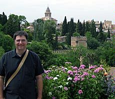 USU LAEP adjunct professor Benjamin George at Alhambra