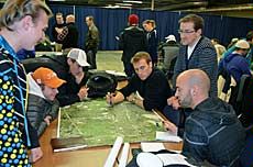 LAEP students working in groups