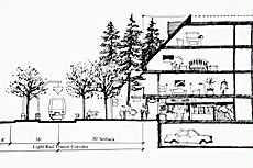 Design Workshop plan detail, Park Ave. Redevelopment project