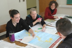 LAEP's award-winning graduate students at wrok in class