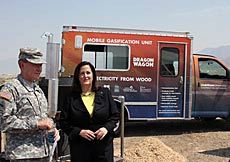 USU Extension's 'Dragon Wagon' demonstration for military personnel