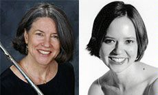 Harpist Chilali Hugo and flutist Leslie Timmons present a faculty recital at USU