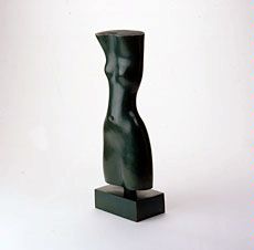 'Torso' sculpture in bronze by Larry Elsner