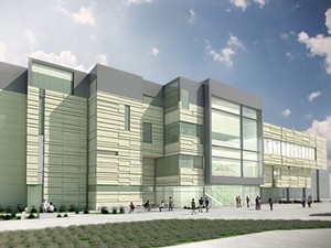 rendering of the new Life Sciences Building