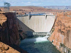 the Glen Canyon Dam