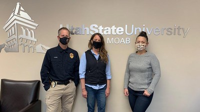 Brett Edge, Katie Creighton and Jen Evers.