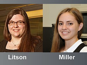 2015 USU NSF honorable mention recipients Kaylee Litson and Ruth Miller