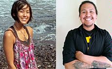 USU graduate students Kate Mendaesna Galbreath and Mike Negale