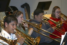Whitehorse High students in rehearsal at Utah State