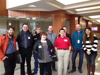 UNWP participants pose together at WorkFront in Lehi.