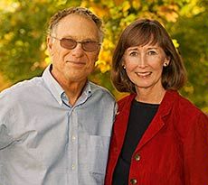 Joyce Kindead and David Lancy, Old Main Society honorees