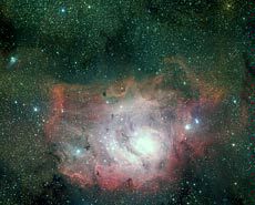 the Lagoon Nebula
